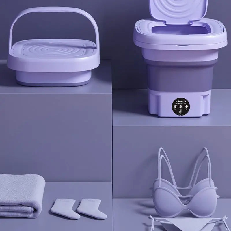 8L Foldable Mini Portable Retractable Washing Machine.