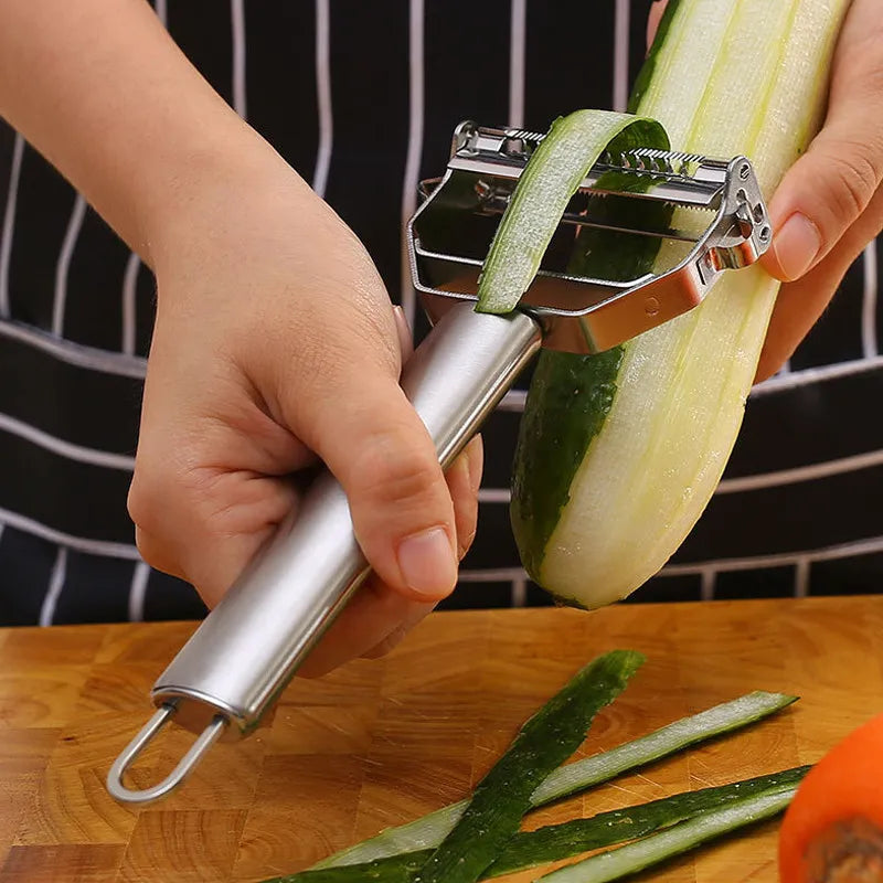 4 in 1 Stainless Steel Fruit and Vegetable Peeler