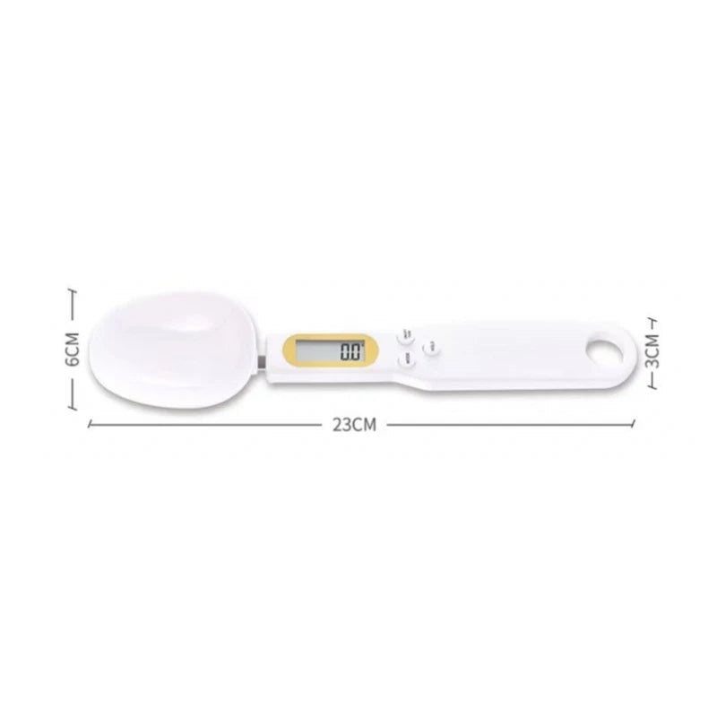 Spoon Scale for Weighing, Electronic Measuring, Adjustable LCD Digital Measurement