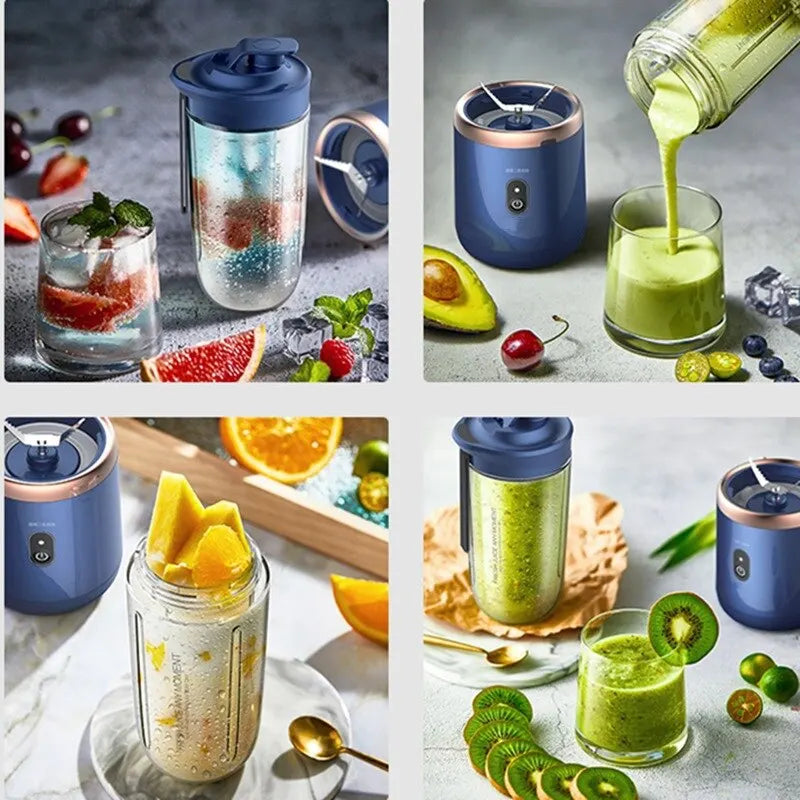 Small Portable Blender with Stainless Steel Blade