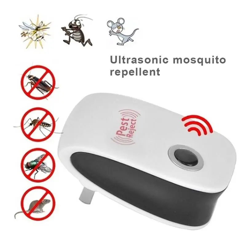 Pest Repeller Electronic Ultrasonic Pest Reject Mouse Rat Cockroach Pest Control Device Household Mosquito Killer EU US Plug