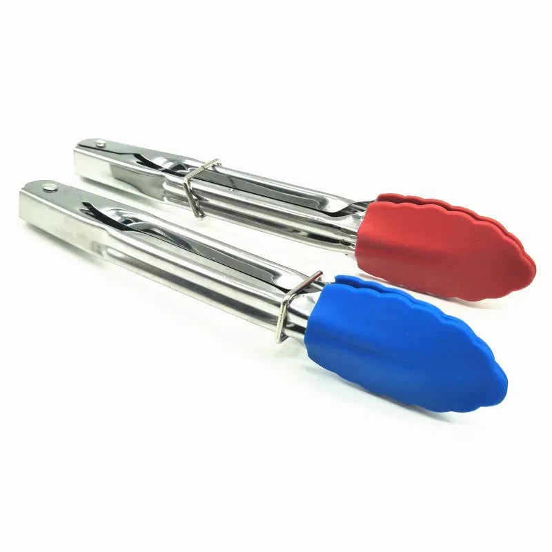 Modern silicone locking forceps with stainless steel handle