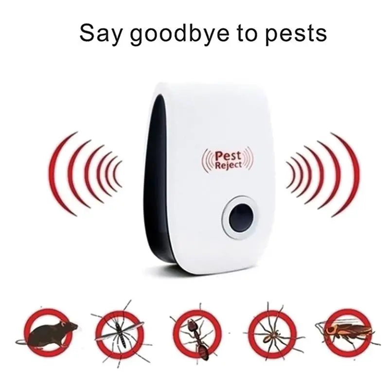 Pest Repeller Electronic Ultrasonic Pest Reject Mouse Rat Cockroach Pest Control Device Household Mosquito Killer EU US Plug