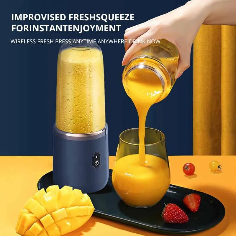 Small Portable Blender with Stainless Steel Blade