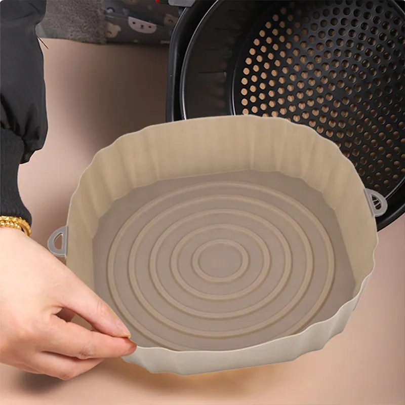 1/2/3 units of reusable silicone basket for Air Fryer