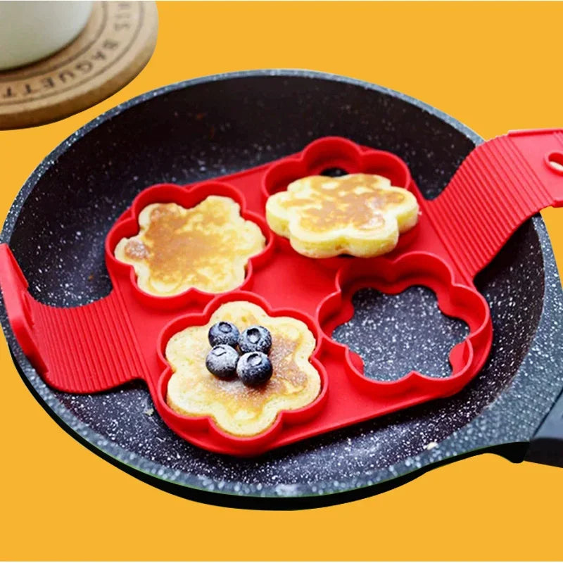 Non-stick pancake rings, silicone mold