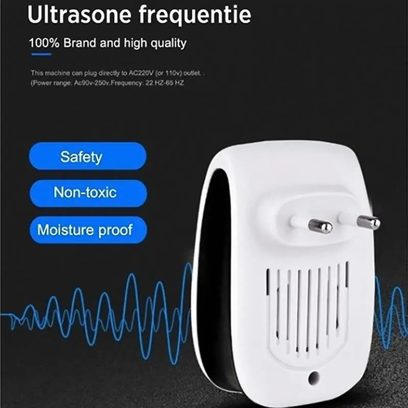 Pest Repeller Electronic Ultrasonic Pest Reject Mouse Rat Cockroach Pest Control Device Household Mosquito Killer EU US Plug