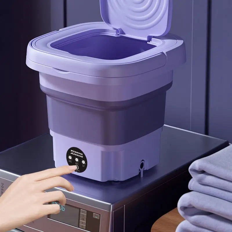 8L Foldable Mini Portable Retractable Washing Machine.