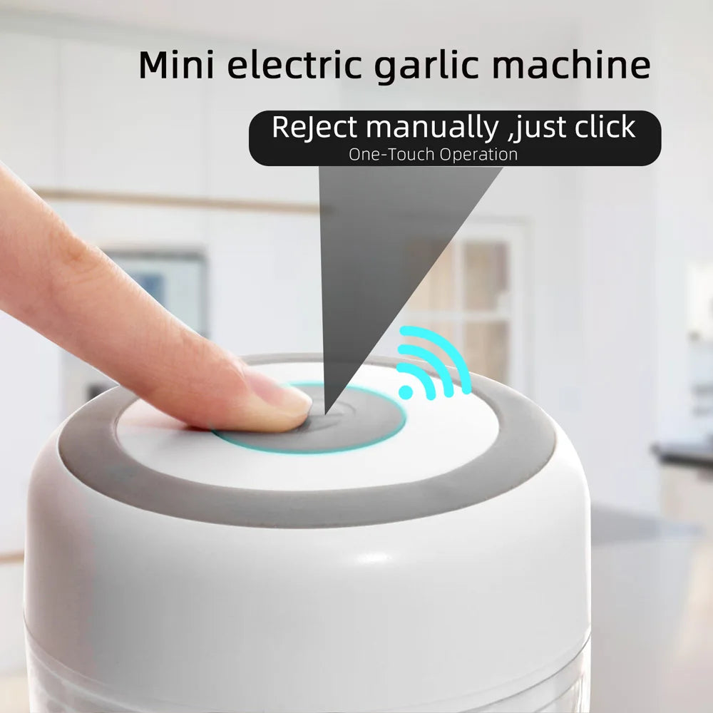 Electric Food Chopper Mini Portable USB Shredder