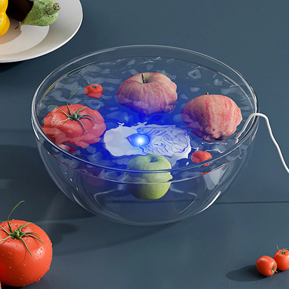 USB Portable Waterproof Fruit and Vegetable Ultrasonic Cleaning Machine High Frequency Ultrasonic Cleaning Machine