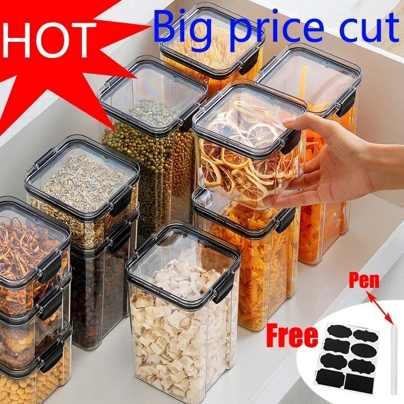 Sealed Stackable Storage Containers Sets 460ml| 700ml | 1300ml | 1800ml